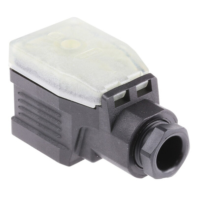 Hirschmann GDME 2P+E DIN 43650 A, Female Solenoid Valve Connector, No, 250 V dc, 400 V ac Voltage