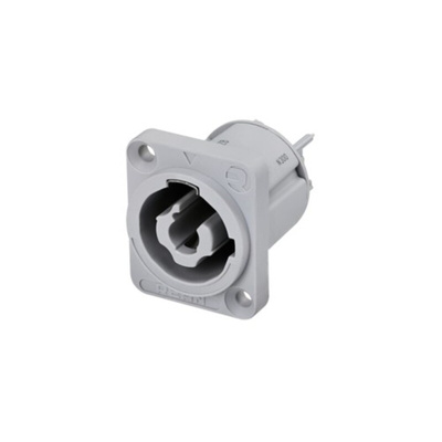 Re-An Products Compact Power Connector Cable Mount Socket, 2 + PE, 250 V