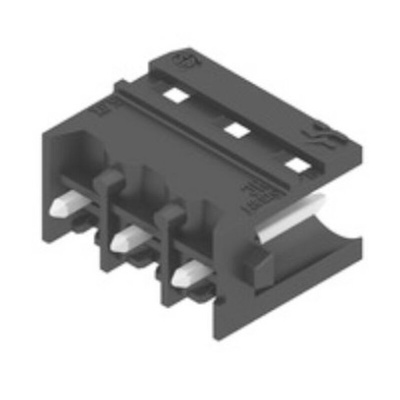 Weidmuller Male PCB Header, 5.08mm Pitch, 3 Way, 1 Row