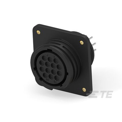 TE Connectivity, AMP CPC Power Connector Panel Mount Socket, Through Hole Termination, 250 V ac