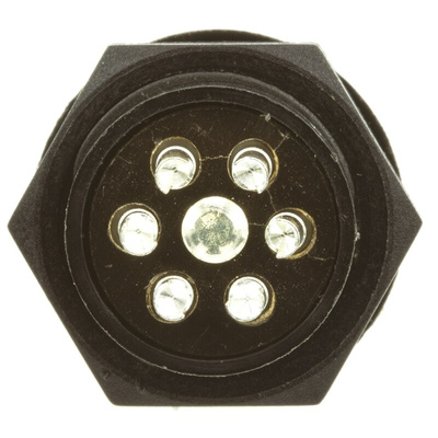 Bulgin Power Connector Panel Mount, Solder Termination, 3A, 50 V ac