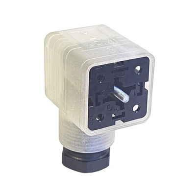 Hirschmann GDML 2P+E DIN 43650 A, Female Solenoid Valve Connector,  with Indicator Light, 120 V ac/dc Voltage
