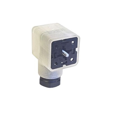 Hirschmann GDML 2P+E DIN 43650 A, Female Solenoid Valve Connector,  with Indicator Light, 24 V ac/dc Voltage