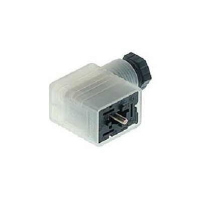 Hirschmann GML 2P+E DIN 43650 B, Female Solenoid Valve Connector,  with Indicator Light, 24 V ac/dc Voltage