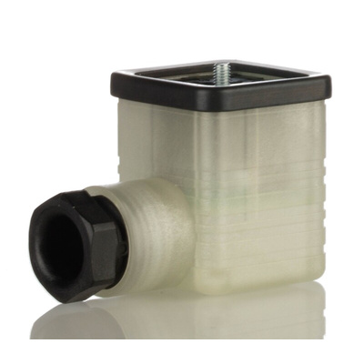 Hirschmann GDML 2P+E DIN 43650 A, Female Solenoid Valve Connector,  with Indicator Light, 24 V Voltage