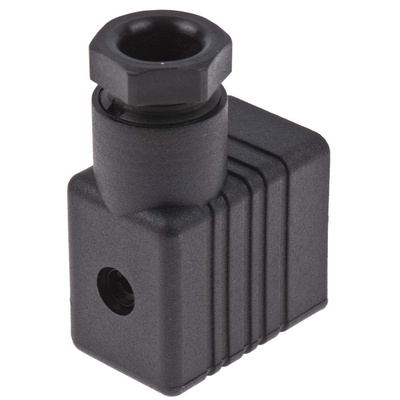 Hirschmann GM 2P+E DIN 43650 B, Female Solenoid Valve Connector, 250 V Voltage