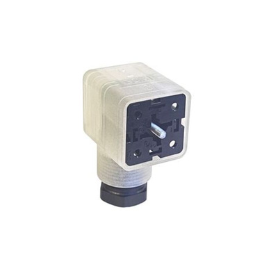 Hirschmann GDML 2P+E DIN 43650 A, Female Solenoid Valve Connector,  with Indicator Light, 24 V Voltage
