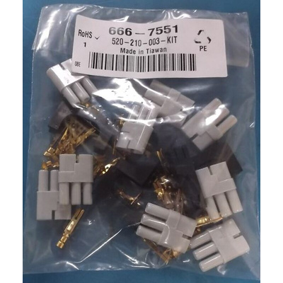 EDAC, 520 Panel Connector Panel Mount, 3P, 8.5A