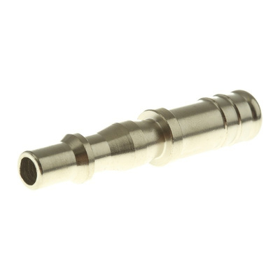 RS PRO Pneumatic Quick Connect Coupling Brass 10mm Hose Barb