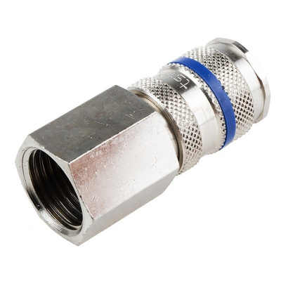 RS PRO Pneumatic Quick Connect Coupling Steel 1/2 in Threaded