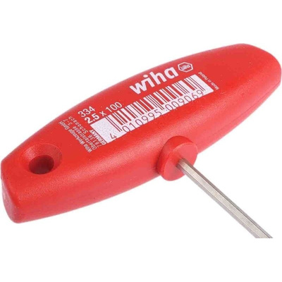 Wiha Tools Hex Key,  T Shape 2.5mm