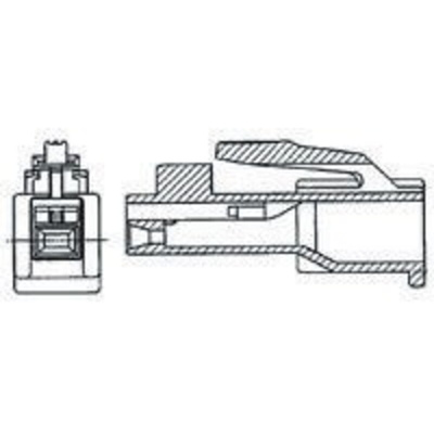 TE Connectivity Power Connector Socket, 12A, 600 V ac