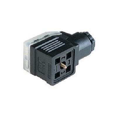 Hirschmann GDME 3P+E DIN 43650 A, Female Solenoid Valve Connector, 400 V ac Voltage