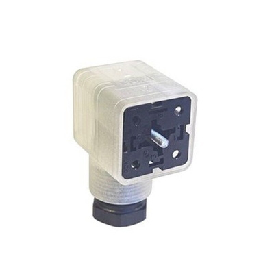 Hirschmann GDML 2P+E DIN 43650 A, Female Solenoid Valve Connector,  with Indicator Light, 24 V Voltage