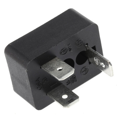 Hirschmann GSA 2P+E DIN 43650 B, Male Solenoid Valve Connector, 250 V ac/dc Voltage