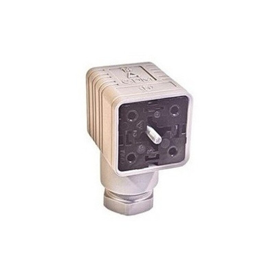 Hirschmann GDM 3P+E DIN 43650 A, Female Solenoid Valve Connector, 250 V ac/dc Voltage