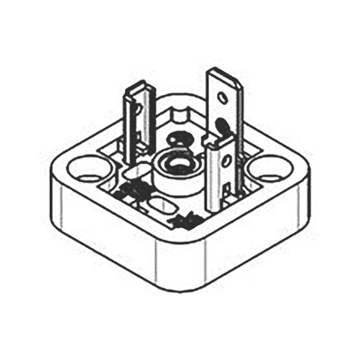 Molex 121012 2P+E DIN 43650 A DIN 43650 Solenoid Connector, 250 V ac, 300 V dc Voltage