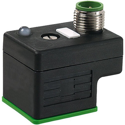 Murrelektronik Limited 5P DIN 43650 A, Female DIN 43650 Solenoid Connector with Indicator Light, 24 V Voltage