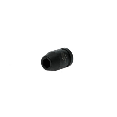 Teng Tools 11.0mm, 1/2 in Drive Impact Socket Hexagon, 25.0 mm length