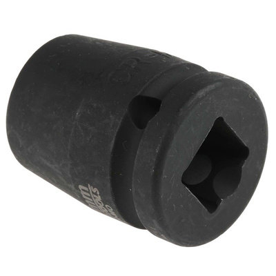 Teng Tools 17.0mm, 1/2 in Drive Impact Socket Hexagon, 30.0 mm length