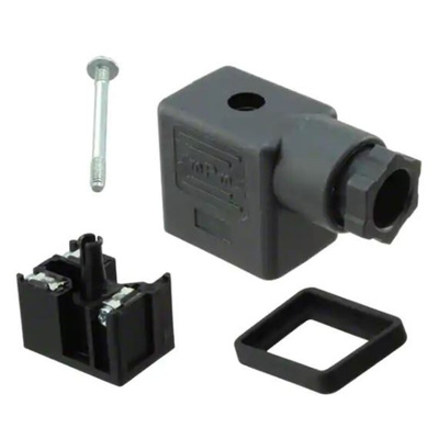 Brad from Molex 12102 2P+E DIN 43650 B Solenoid Valve Connector, 250 V, 300 V Voltage