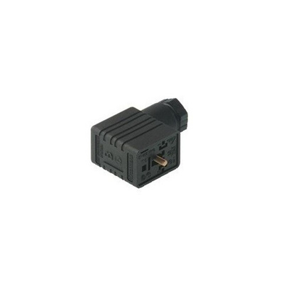 Hirschmann GMN 2P+E DIN 43650 B, Female Solenoid Valve Connector, 250 V ac/dc Voltage