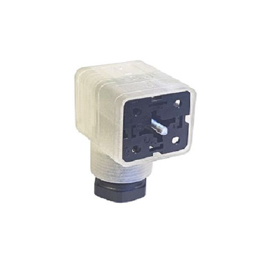 Hirschmann GDML 2P+E DIN 43650 A, Female Solenoid Valve Connector,  with Indicator Light, 24 V ac/dc Voltage