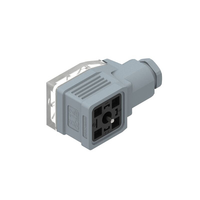 Hirschmann GDME 2P+E DIN 43650 A, Female Solenoid Valve Connector, 400 V ac Voltage