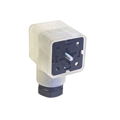 Hirschmann GDML 3P+E DIN 43650 A, Female Solenoid Valve Connector,  with Indicator Light, 250 V ac/dc Voltage