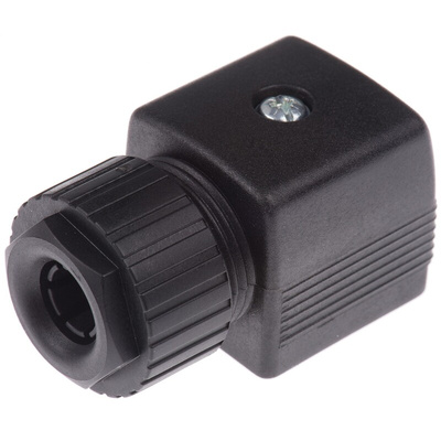 Hirschmann GDMF 3P+E DIN 43650 A, Female Solenoid Valve Connector, 250 V ac/dc Voltage
