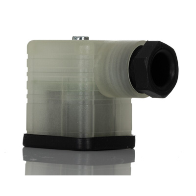 Hirschmann GDML 2P+E DIN 43650 A, Female Solenoid Valve Connector,  with Indicator Light, 250 V Voltage