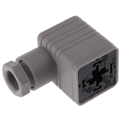 Hirschmann GDM 2P+E DIN 43650 A, Female Solenoid Valve Connector, No, 250 V Voltage
