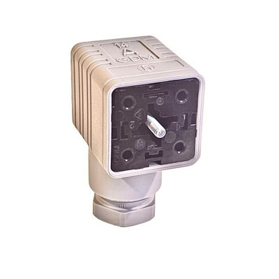 Hirschmann GDM 2P+E DIN 43650 A, Female Solenoid Valve Connector, No, 250 V Voltage