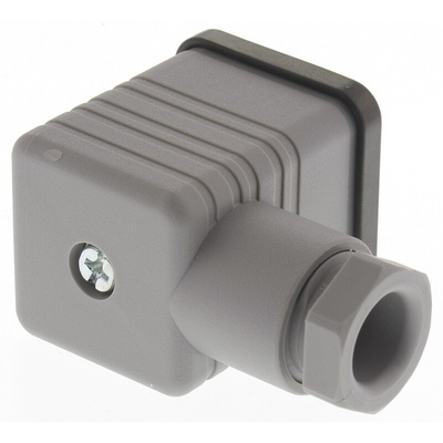 Hirschmann GDM 3P+E DIN 43650 A, Female Solenoid Valve Connector, 250 V Voltage