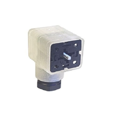 Hirschmann GDML 2P+E DIN 43650 A, Female Solenoid Valve Connector,  with Indicator Light, 250 V Voltage