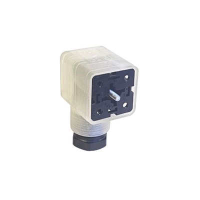 Hirschmann GDML 2P+E DIN 43650 A, Female Solenoid Valve Connector,  with Indicator Light, 120 V Voltage