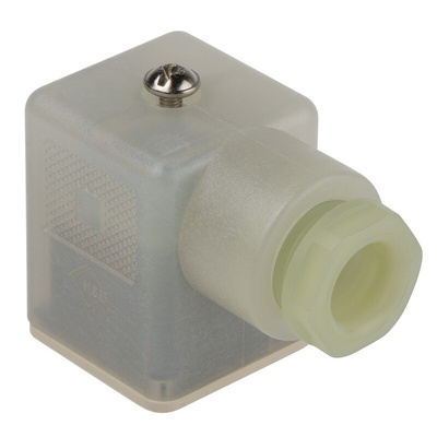 Phoenix Contact SACC 3P DIN 43650 A, Female Solenoid Valve Connector with Indicator Light, 24 V Voltage