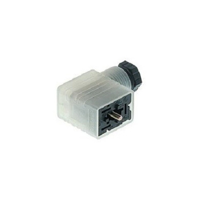 Hirschmann GML 2P+E DIN 43650 B, Female Solenoid Valve Connector,  with Indicator Light, 24 V ac/dc Voltage
