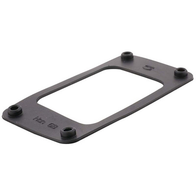 Harting Flange Gasket, Han B Series , For Use With Heavy Duty Power Connectors