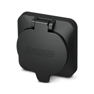 Phoenix Contact Protective Cover, EV-T2SOC-B Series Thread Size M5, For Use With Infrastructure Charging Socket