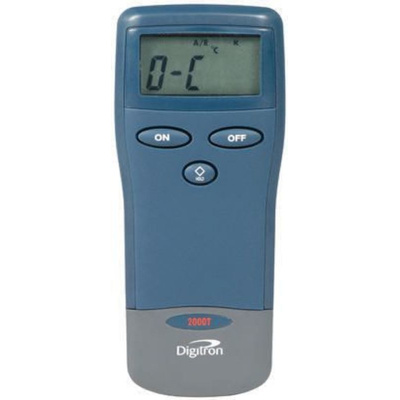 Digitron 2000T Digital Thermometer, 1 Input Handheld, K Type Input With RS Calibration