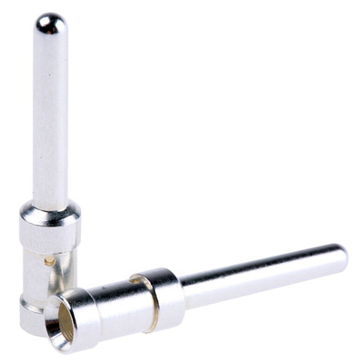 Han E Male 16A Crimp Contact Minimum Wire Size 4mm² Maximum Wire Size 4mm² for use with Heavy Duty Power Connector