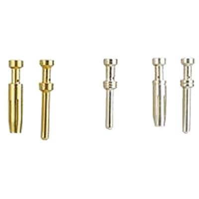 Han E Male 16A Crimp Contact Minimum Wire Size 2.5mm² Maximum Wire Size 2.5mm² for use with Han E GoldTec Industrial