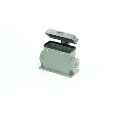 RS PRO Heavy Duty Power Connector Housing, PG21 x 2 Thread