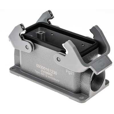HARTING Han B Heavy Duty Power Connector Housing, PG21 Thread