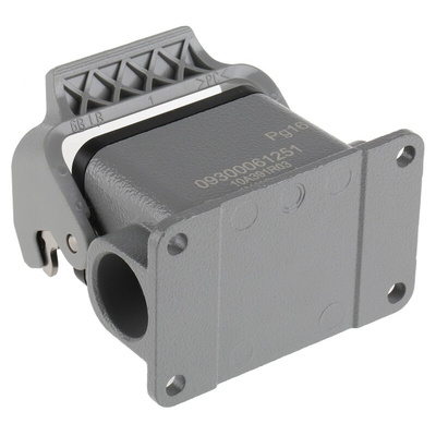 HARTING Han B Heavy Duty Power Connector Housing, PG16 Thread