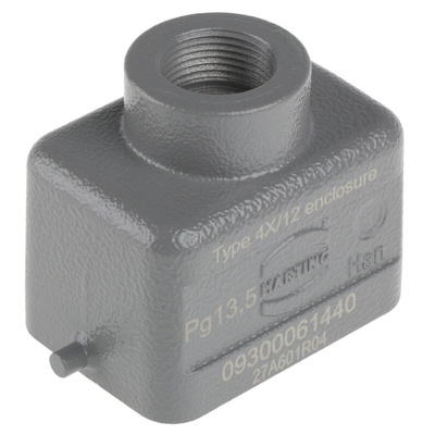 HARTING Han B Heavy Duty Power Connector Hood, PG13.5 Thread