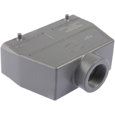 HARTING Han B Heavy Duty Power Connector Hood, PG21 Thread