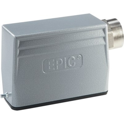 Epic Contact H-A Heavy Duty Power Connector Hood, 16 Contacts, PG21 Thread