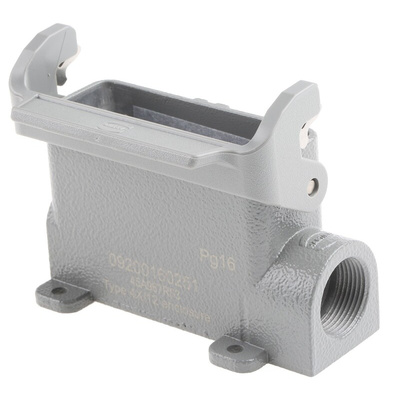 HARTING Han A Heavy Duty Power Connector Housing, PG16 Thread